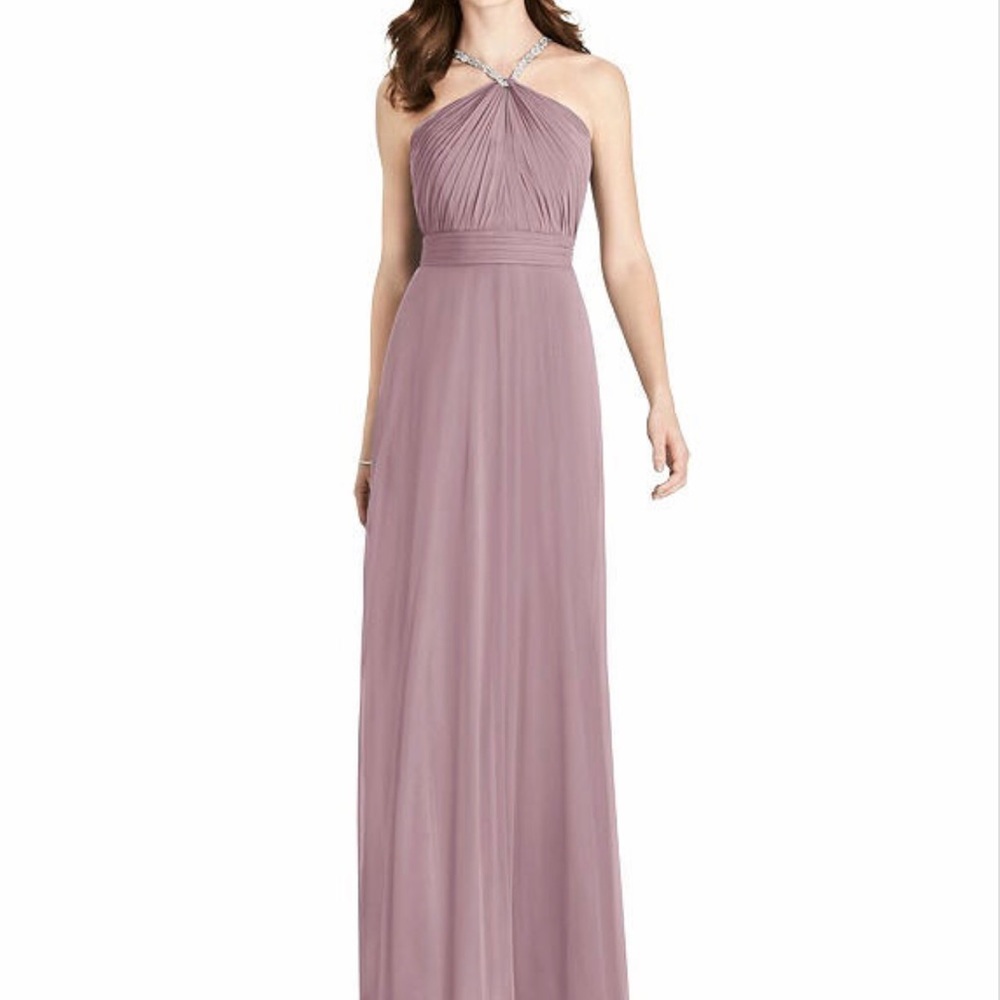 Dusty Rose Dessy Aftersix Bridesmaid Dress